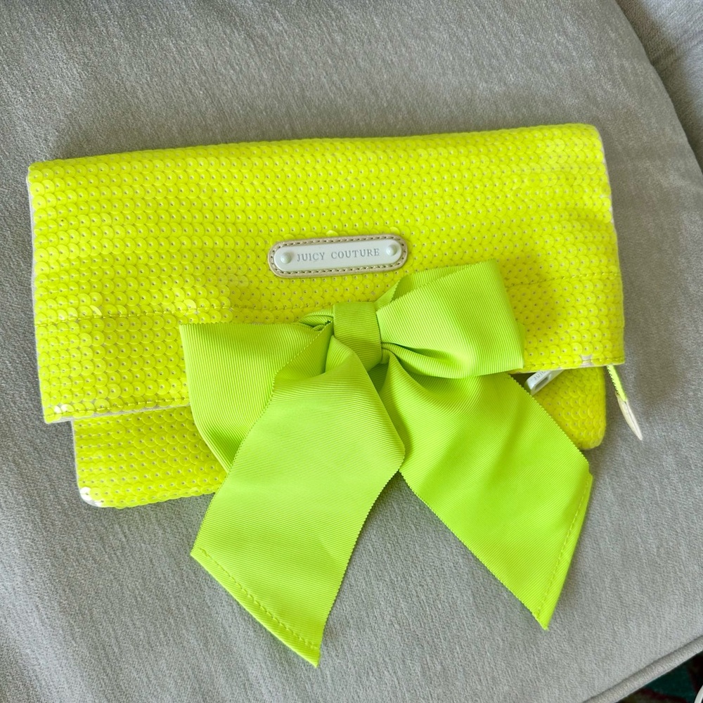 Juicy Couture Yellow Key Card Holder Accessories